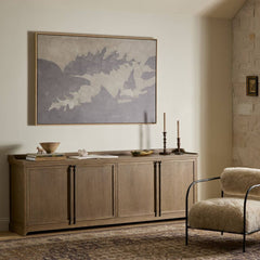 Adley Sideboard - Weathered Washed Oak Veneer