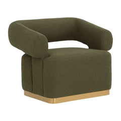 Aggie Swivel Lounge Chair - Copenhagen Olive