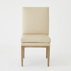 Abbott Dining Chair - Taupe Leather