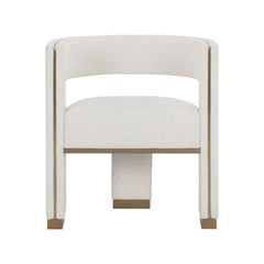 Adamina Dining Armchair - Rhea Light Barley - Clearance