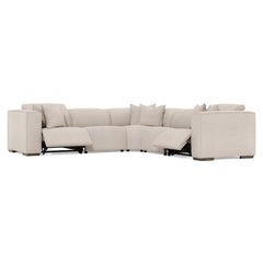 5 Piece Bliss Fabric Power Motion Sectional Recliner