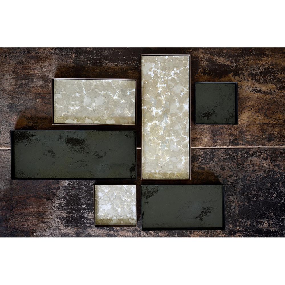 Aged Valet Tray - Black