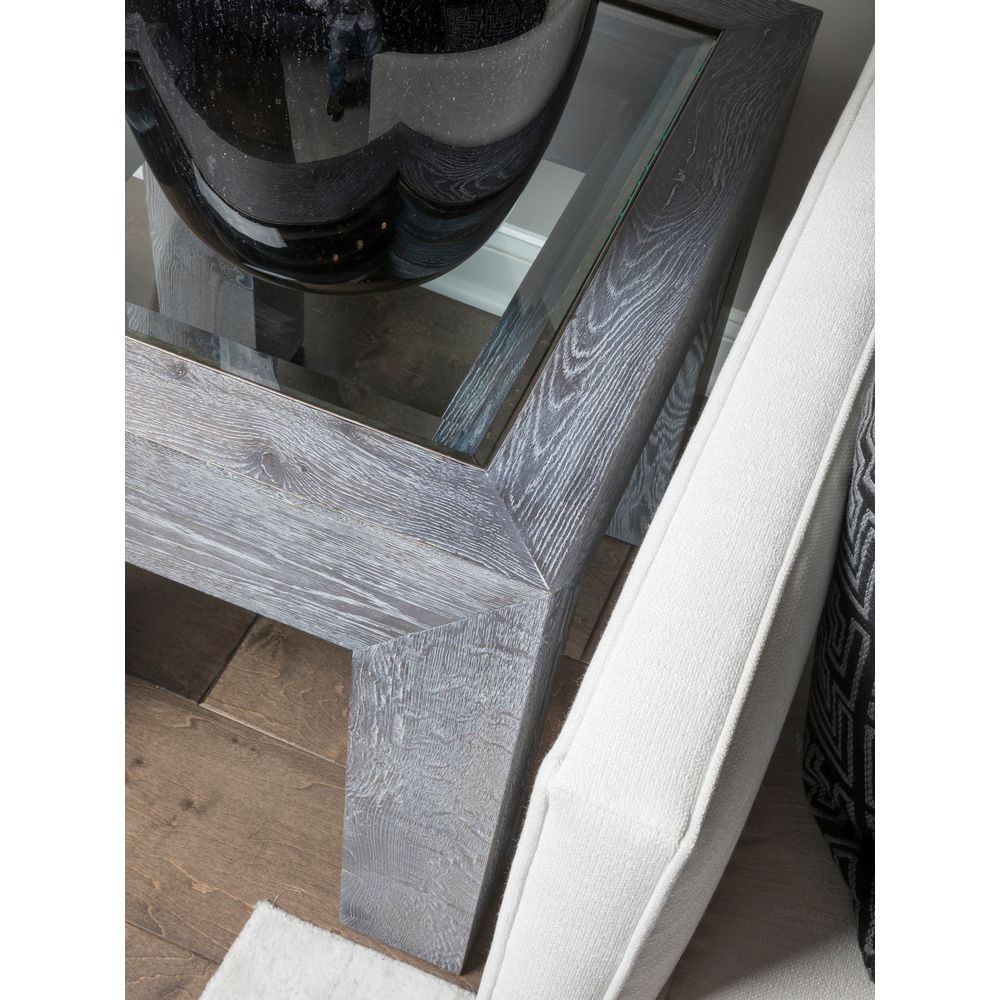 Accolade Rectangular End Table - Carbon