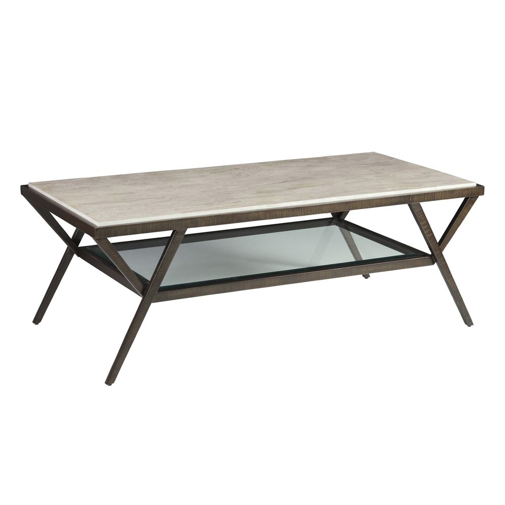 Adamo Cafe Cocktail Table - Medium Brown