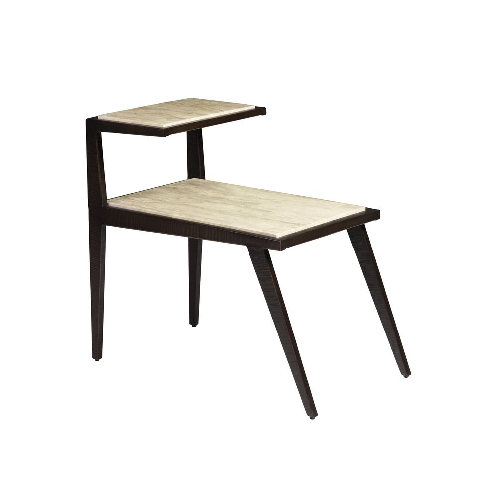 Adamo Cafe Side Table - Medium Brown