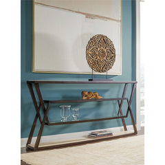 Adamo Cafe Console - Medium Brown