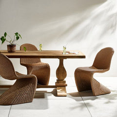 Aderyn Outdoor Dining Table - 111" - Natural