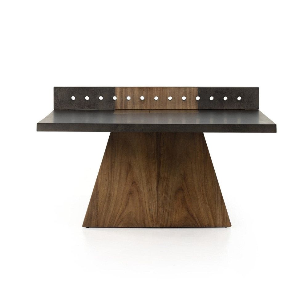 Ace Pong Table - Natural Brown Oyster Guanacaste