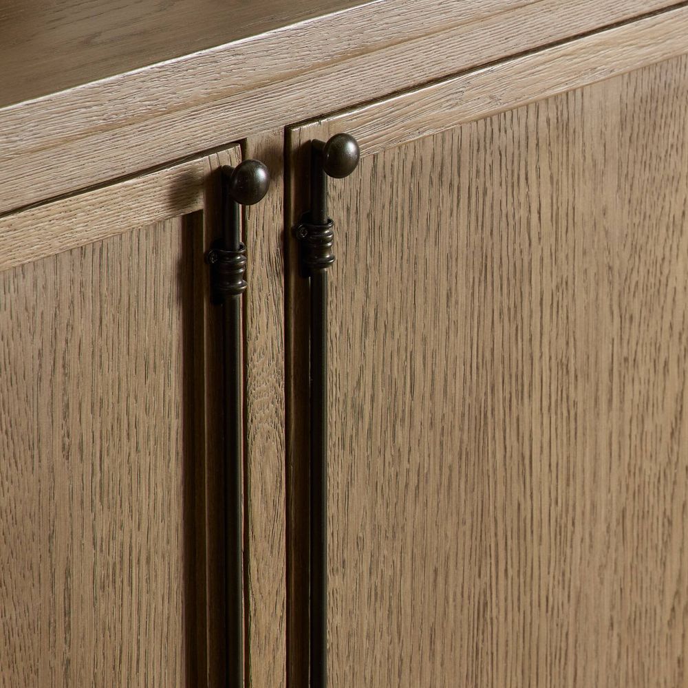 Adley Sideboard - Weathered Washed Oak Veneer