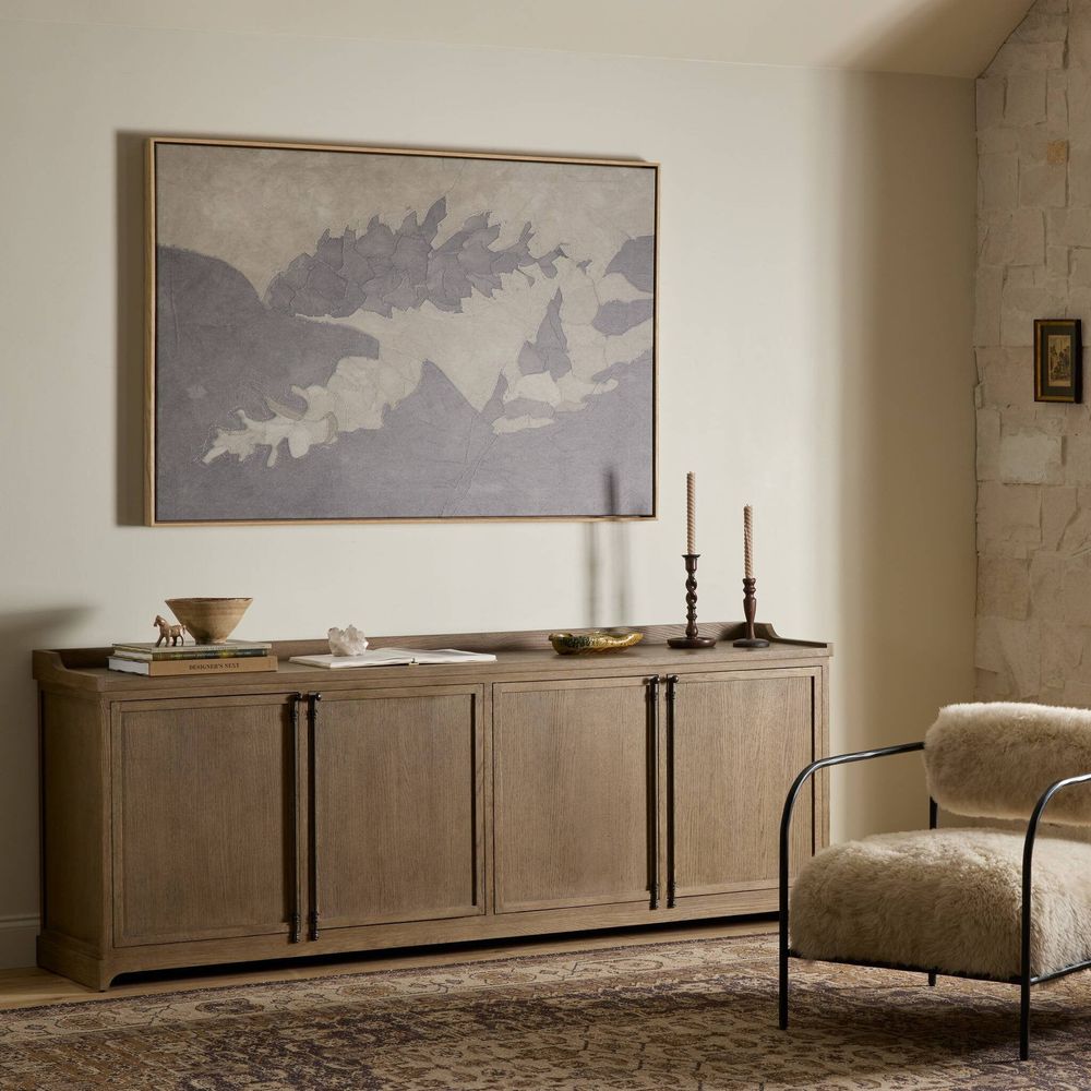 Adley Sideboard - Weathered Washed Oak Veneer