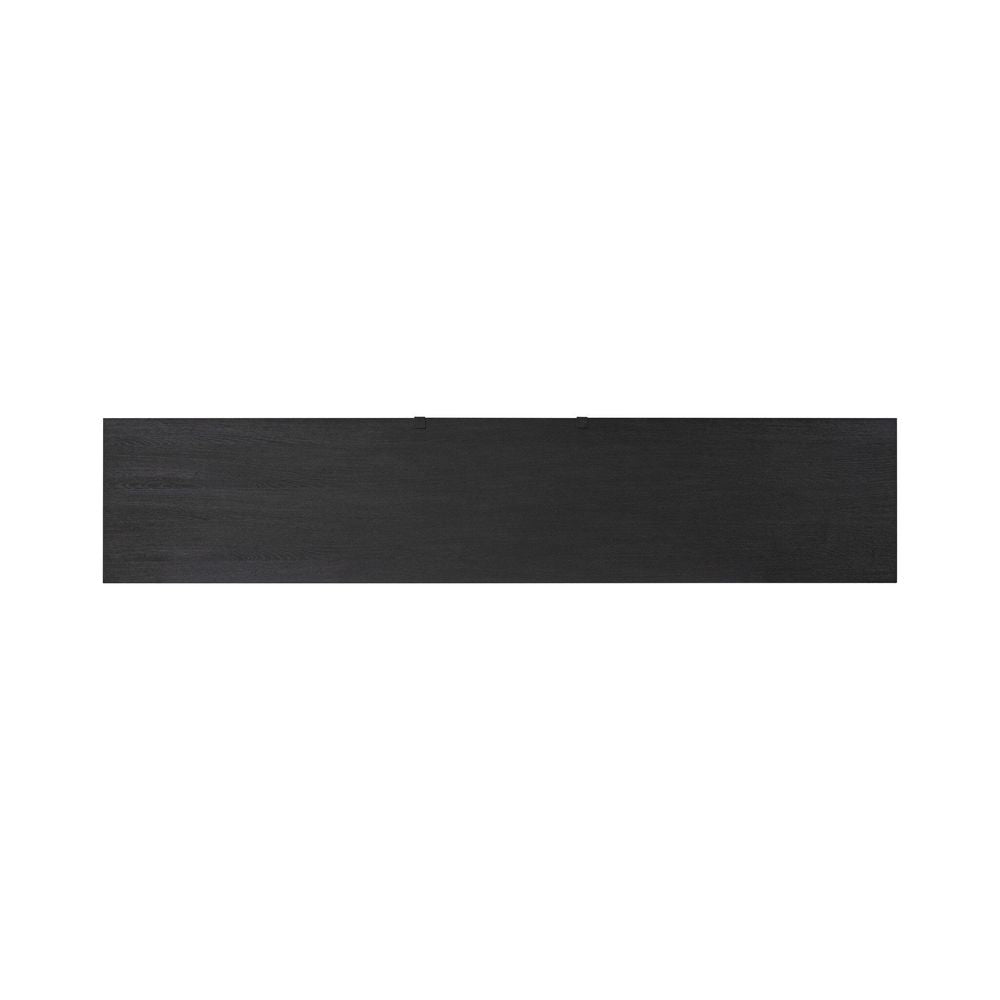 Adolfo Media Console - Modern Black Ash