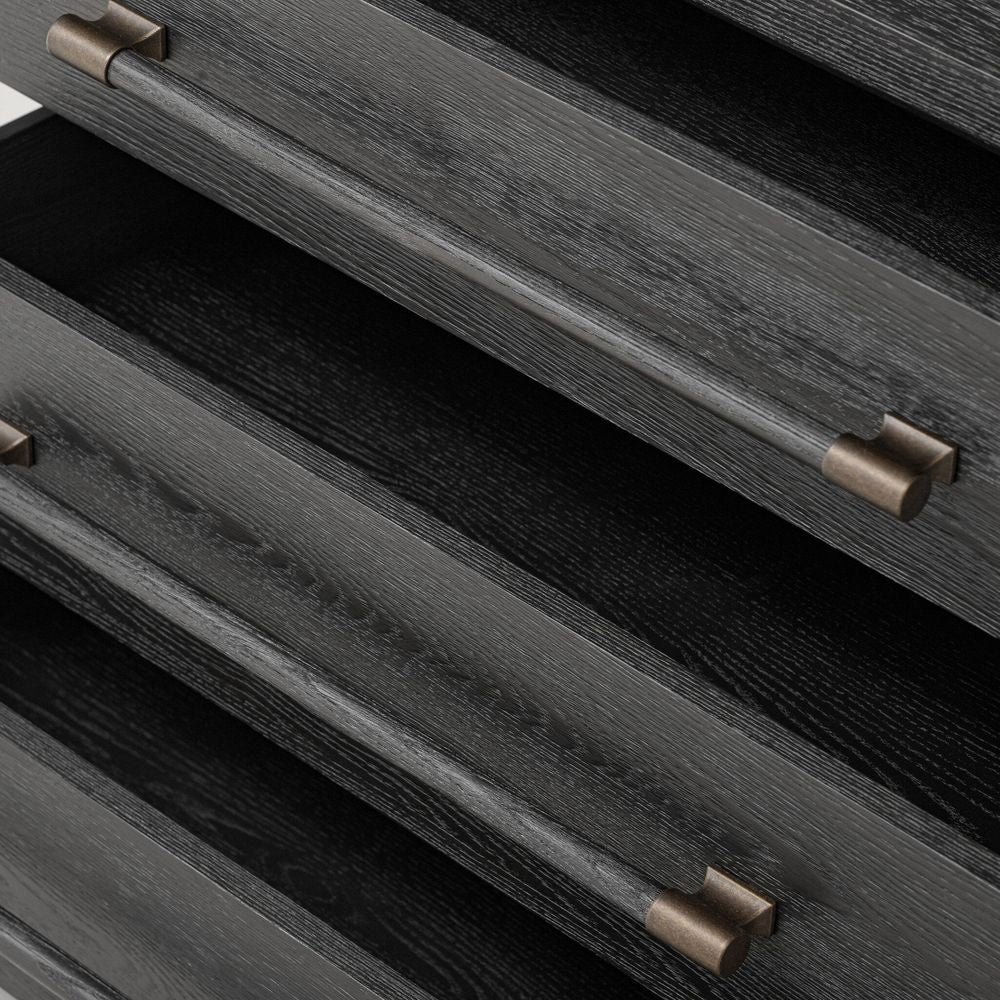 Adolfo Nightstand - Modern Black Ash