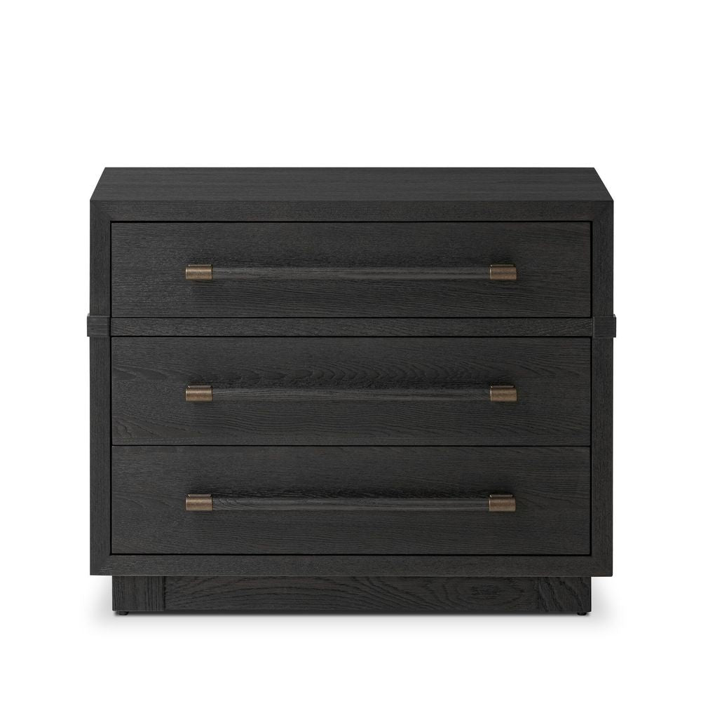 Adolfo Nightstand - Modern Black Ash