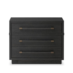 Adolfo Nightstand - Modern Black Ash