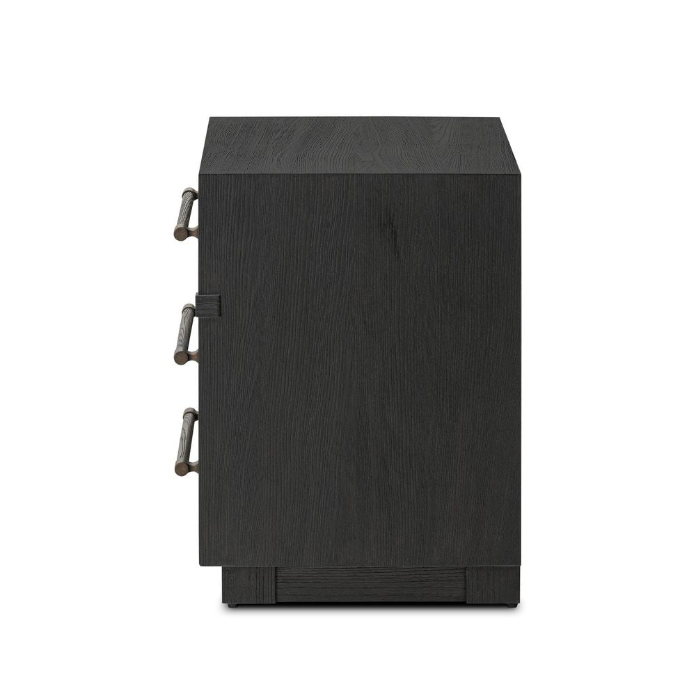 Adolfo Nightstand - Modern Black Ash
