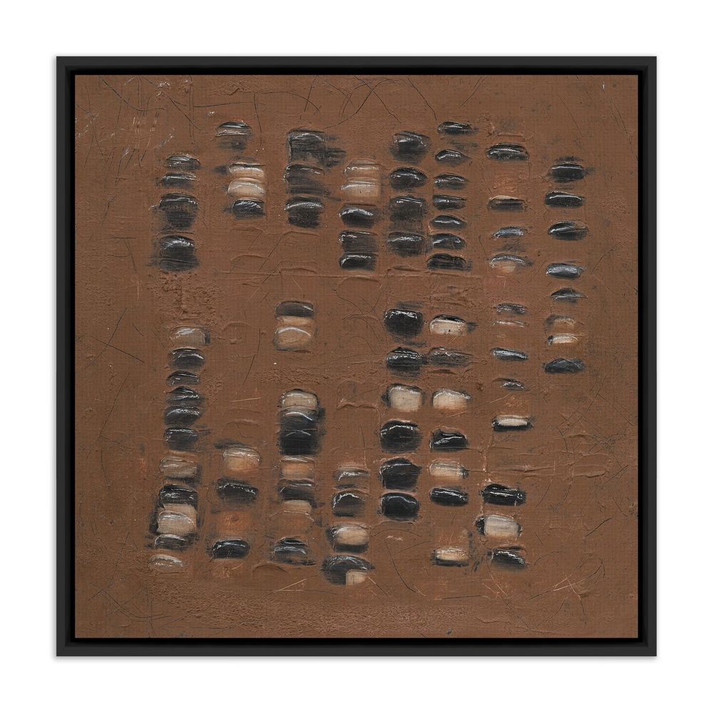 Adobe By Jamie Beckwith - 32"X32" - Black Maple