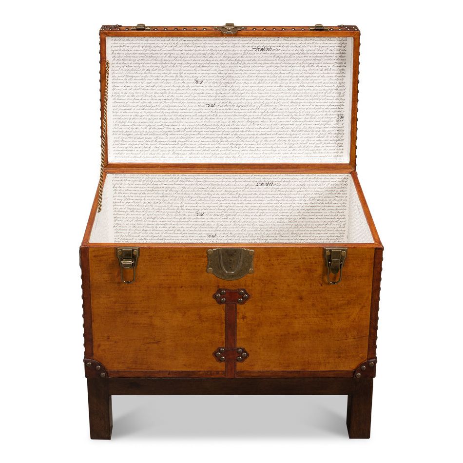 Abilene Leather Box with Stand