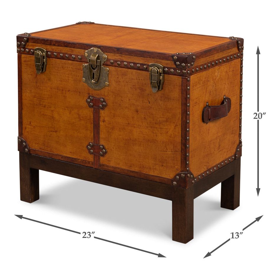 Abilene Leather Box with Stand