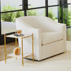 Acorn Side Table-Brass