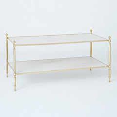Acorn Cocktail Table-Brass