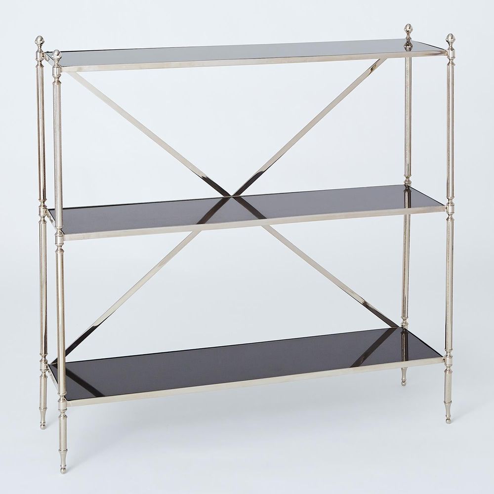 Acorn Open Shelf-Nickel