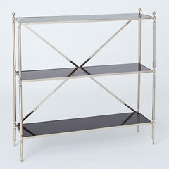 Acorn Open Shelf-Nickel