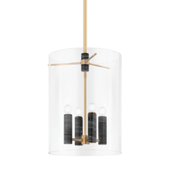 Adonis Lantern - Vintage Brass 4 Lights