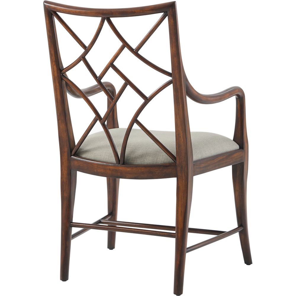 A Delicate Trellis Armchair
