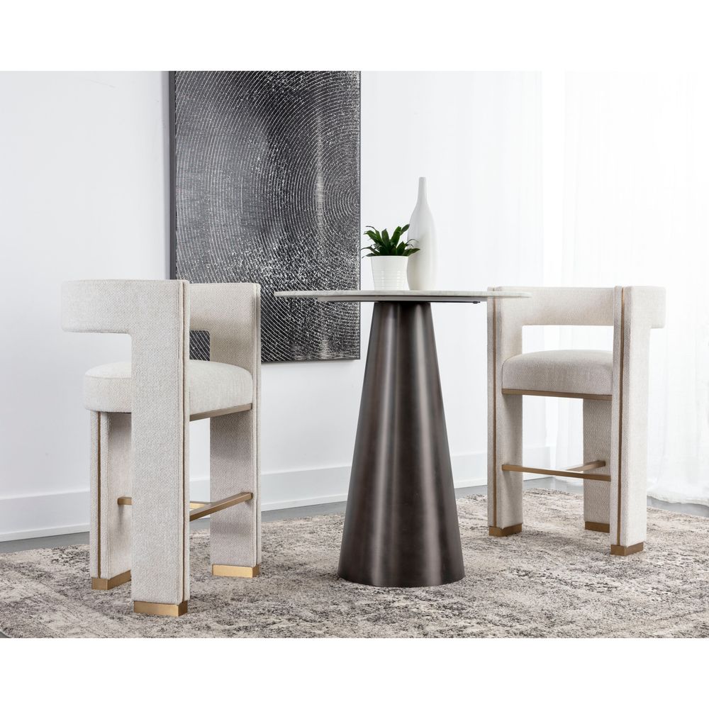 Adamina Barstool - Rhea Light Barley