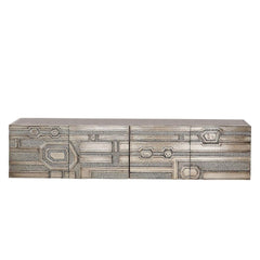 Abstract Block Cabinet