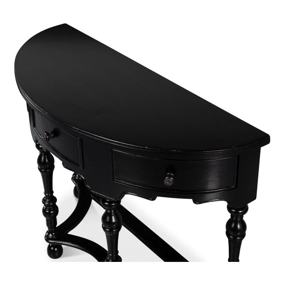 Abraham Half Round Console