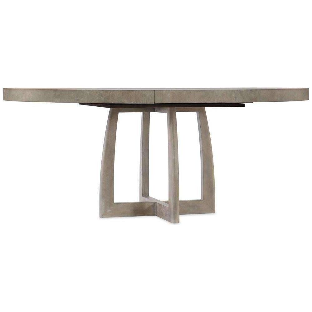 Affinity 48" Round Extension Dining Table with 1 x 18" Leaf - Open Box