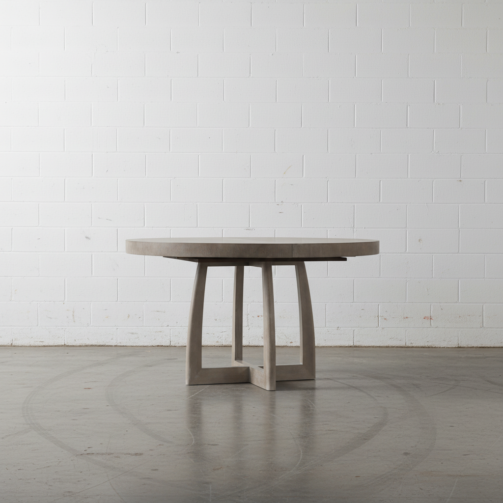 Affinity 48" Round Extension Dining Table with 1 x 18" Leaf - Open Box