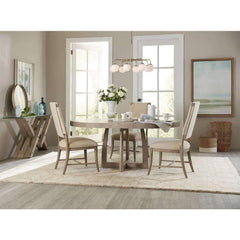 Affinity 48" Round Extension Dining Table with 1 x 18" Leaf