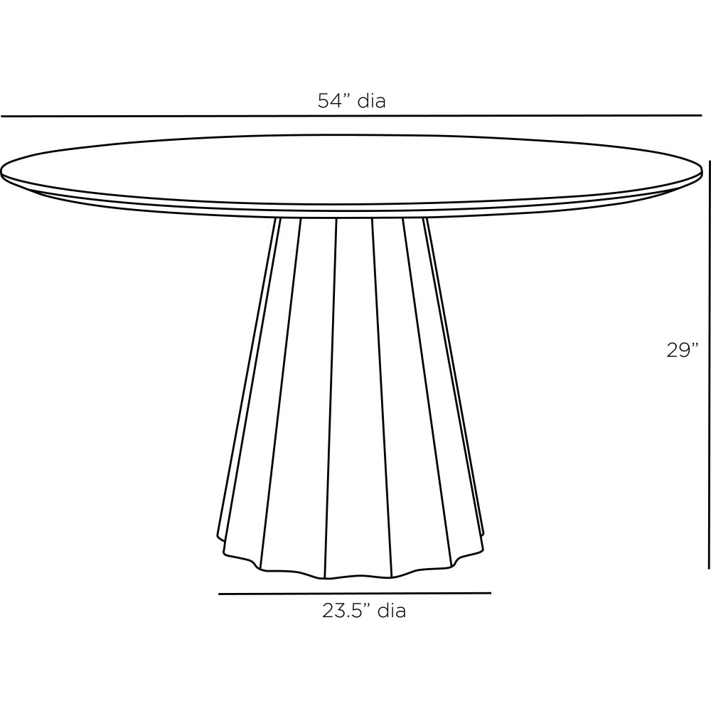 Aegea Entry Table - White
