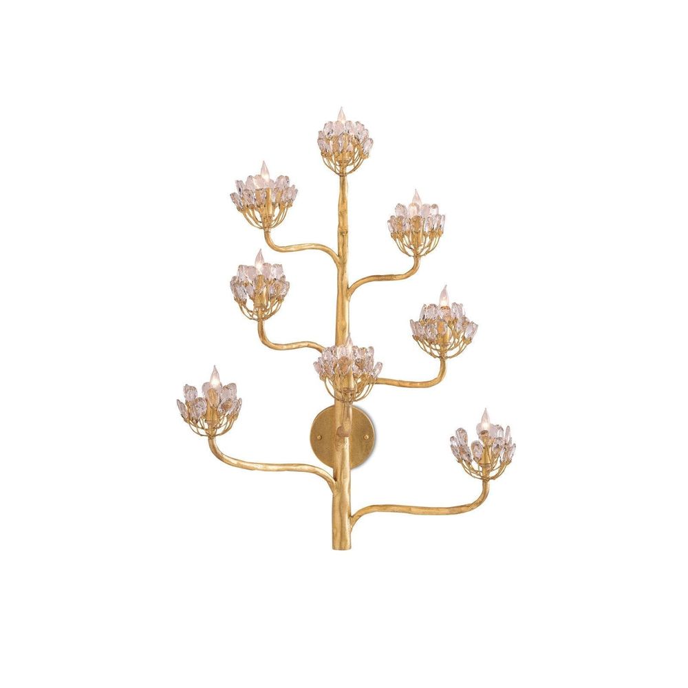 Agave Americana Gold Wall Sconce