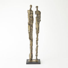 Abstract Couple Sculpture-Brass