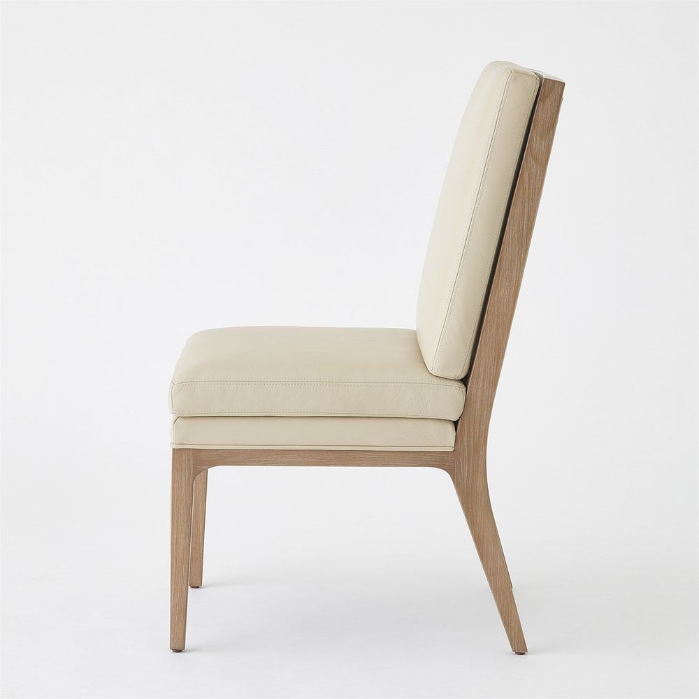 Abbott Dining Chair - Taupe Leather