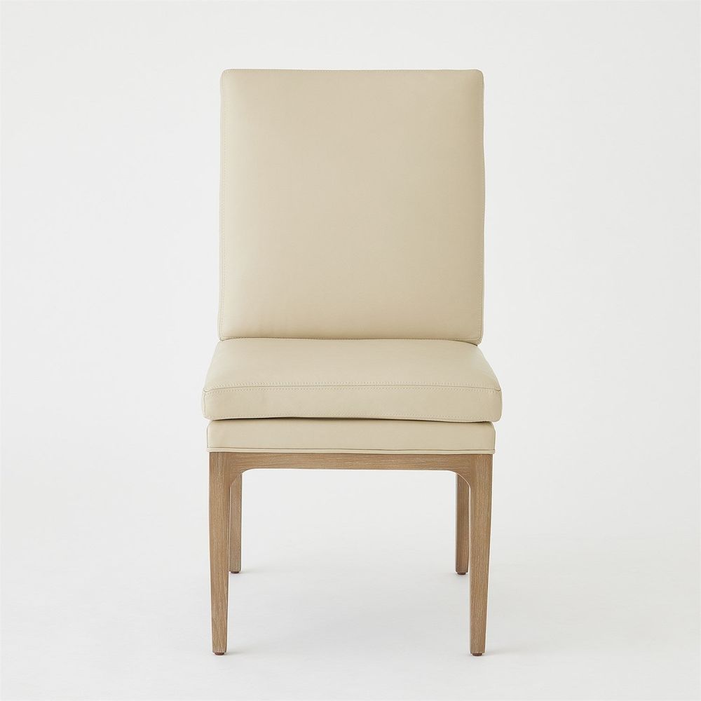 Abbott Dining Chair - Taupe Leather