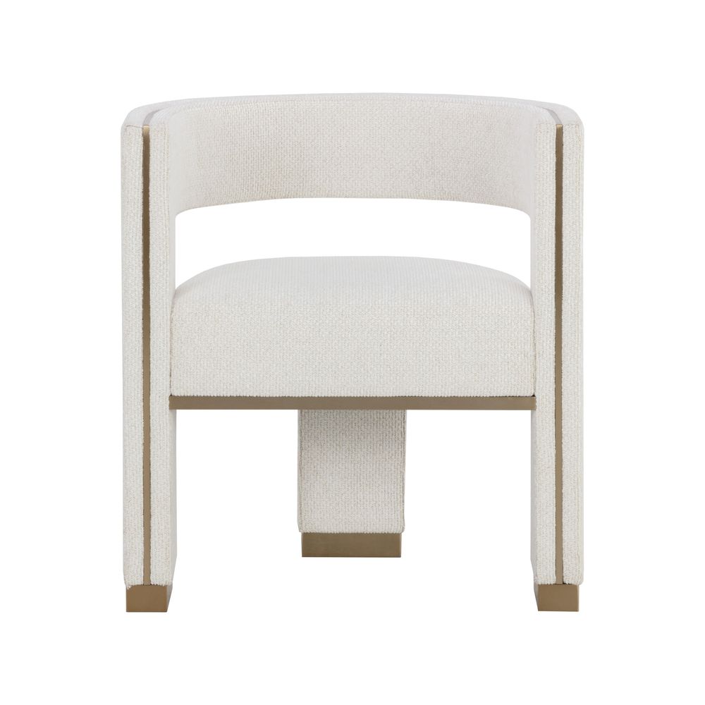 Adamina Dining Armchair - Rhea Light Barley - Clearance