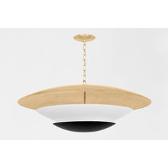 Adara Chandelier - Vintage Gold Leaf And Soft Black 6 Lights