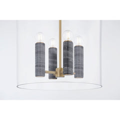 Adonis Lantern - Vintage Brass 4 Lights