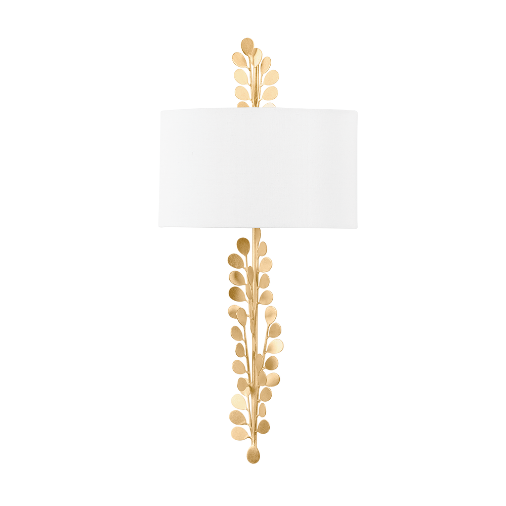 Adrienne Wall Sconce - Vintage Gold Leaf