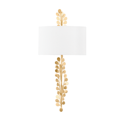 Adrienne Wall Sconce - Vintage Gold Leaf