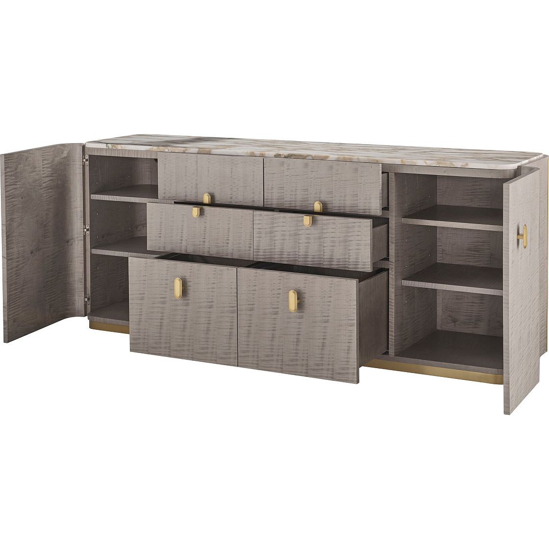 72" Wide Multi-Storage Credenza