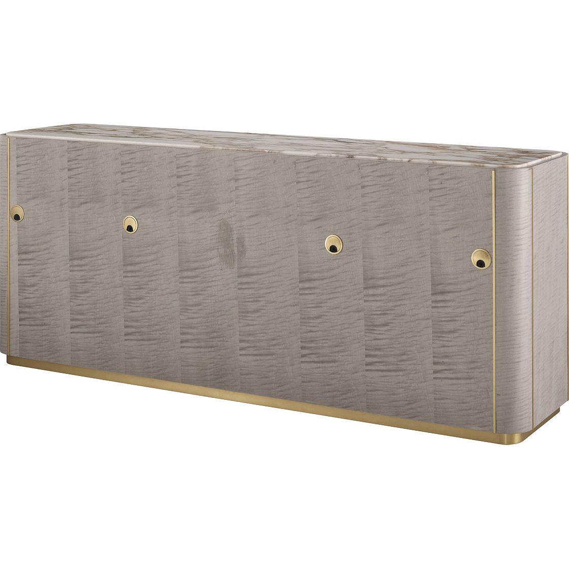 72" Wide 4 Door Credenza