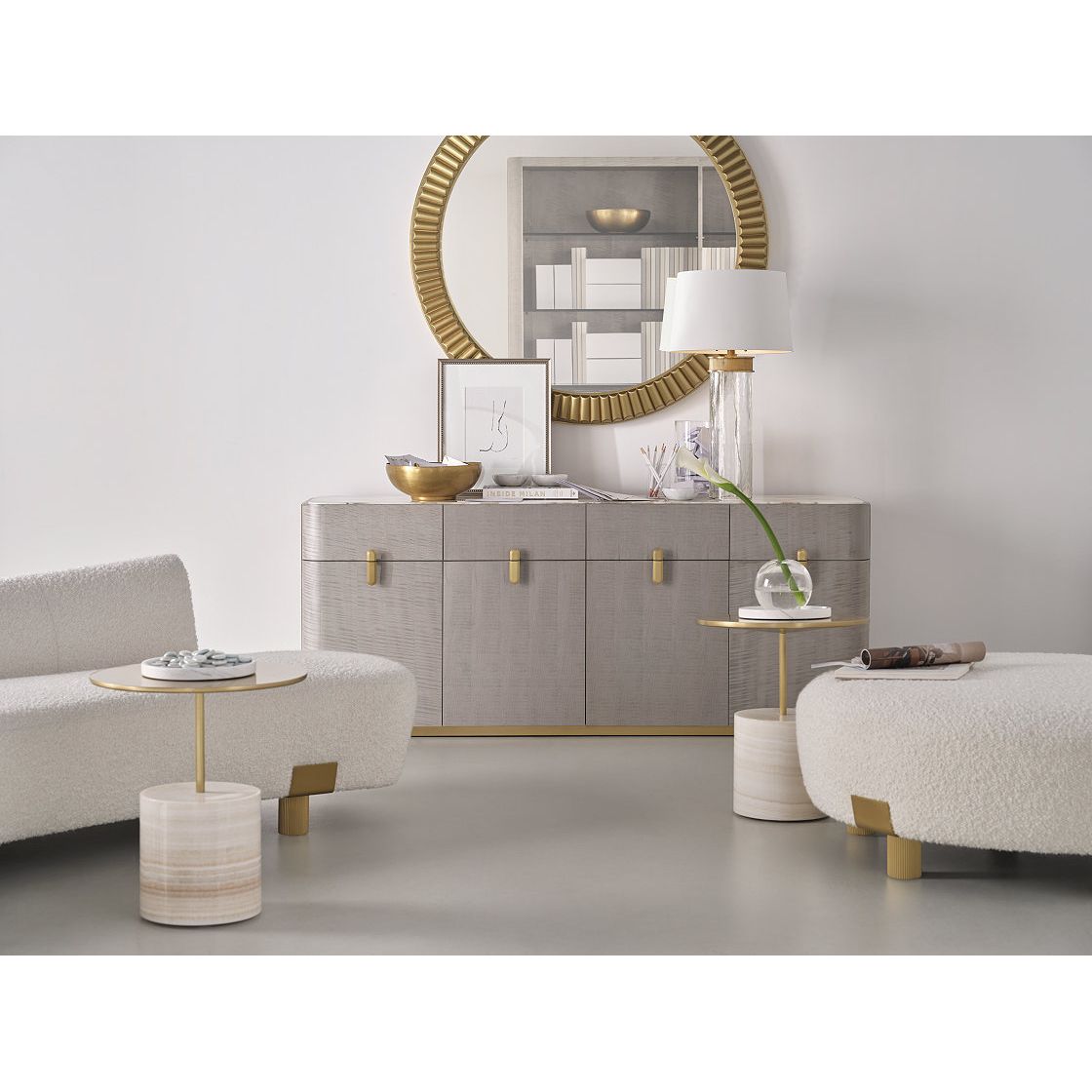 72" Wide 4 Door Credenza