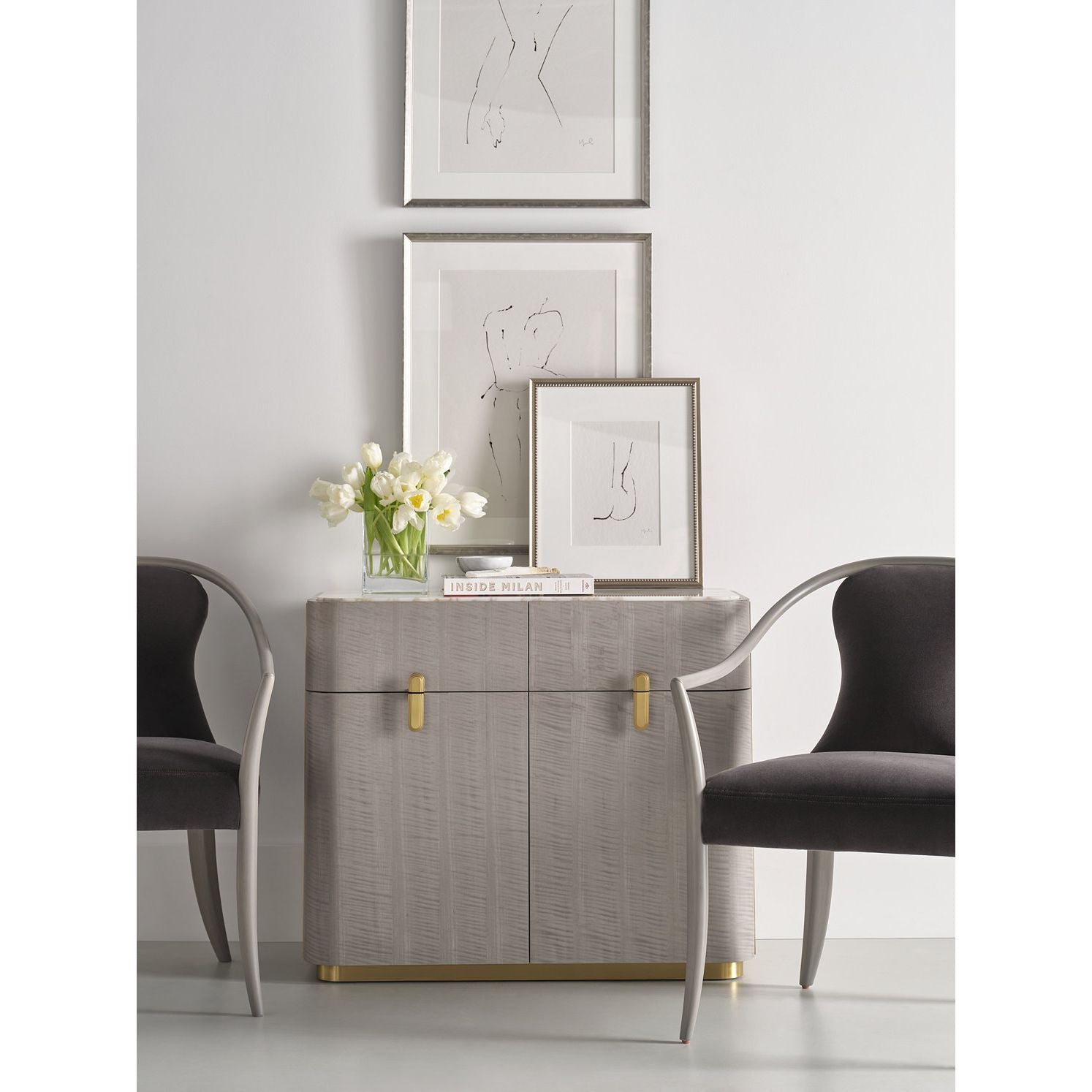 38" Wide 2 Door Credenza