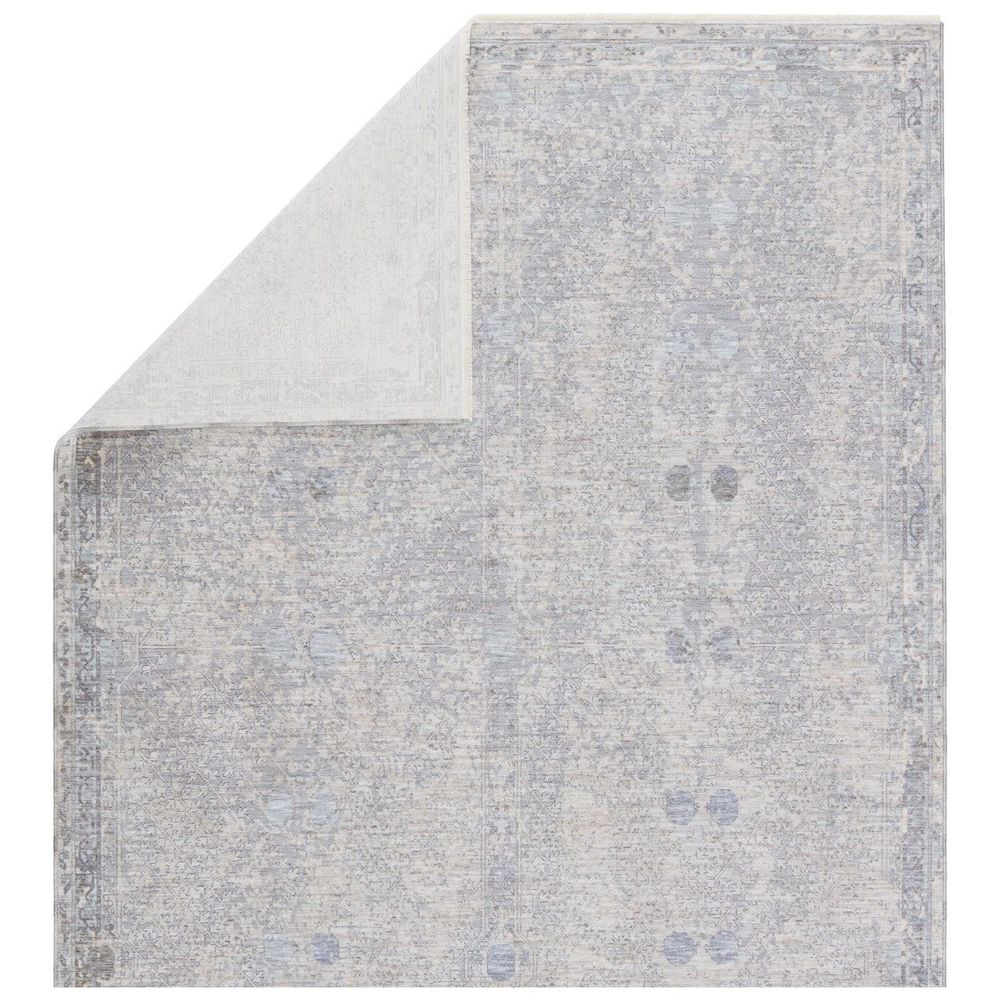Aalto Floral Light Gray/ Beige Runner Rug (3'X10')
