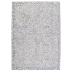 Aalto Floral Light Gray/ Beige Runner Rug (3'X10')